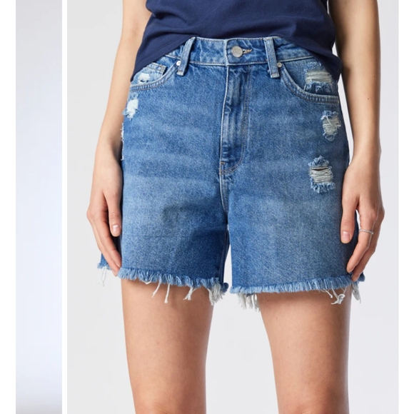 MAVI | Millie Relaxed Denim Shorts - Picture 2 of 8